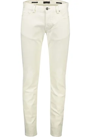 Alberto Jeans, Heren, , W35 L34, Denim, Stijlvolle Ecru Jeans Upgrade Collectie