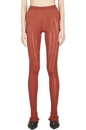Marco Rambaldi Broeken, Dames, Bruin, S, Gebreide Leggings