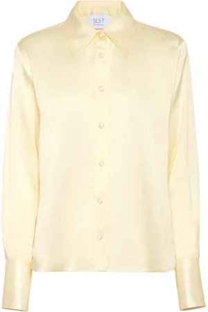 MVP Wardrobe Blouses & Shirts, Dames, , XS, Grand Ribaud Viscose Shirt met Hoge Manchet