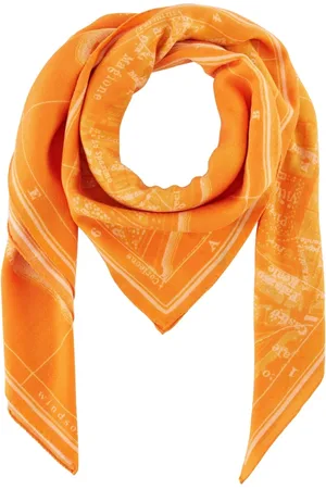 Windsor Accessoires, Dames, Oranje, ONE Size, Wol, Stadsprint Sjaal in Oranje