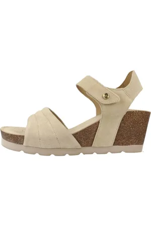 Panama Jack Schoenen, Dames, , 39 EU, Wig Sandalen met Plakband