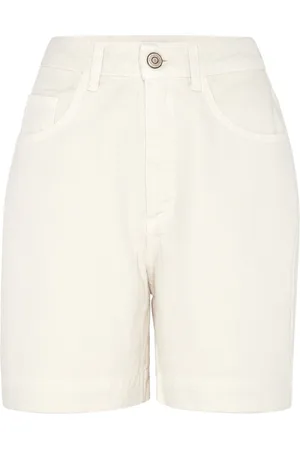 MVP Wardrobe Korte broeken, Dames, Wit, M, Katoen, Flared Bull Shorts