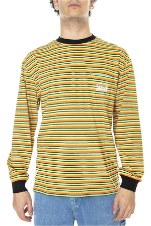 ARIES Tops, Heren, Groen, M, Katoen, Stijlvolle longsleeve top