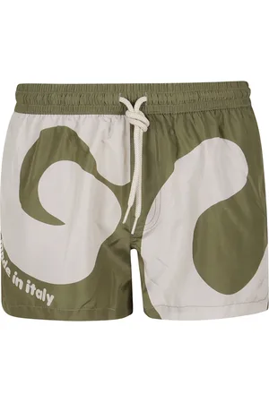 GCDS Badkleding, Heren, Groen, S, Logo Zwemshorts
