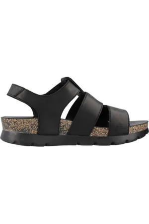 Panama Jack Schoenen, Dames, Zwart, 39 EU, Stijlvolle platte sandalen voor vrouwen