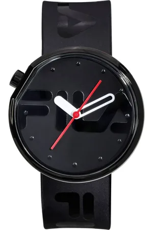 Fila Accessoires, unisex, Zwart, ONE Size, Sporty Unisex Watch Stylish Model