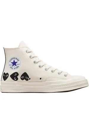 Comme des Garçons Schoenen, Heren, Wit, 44 EU, Hart Sneakers Chuck 70 Multi