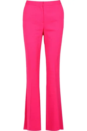 SIMONA CORSELLINI Broeken, Dames, Roze, M, Fuchsia Flare Broek
