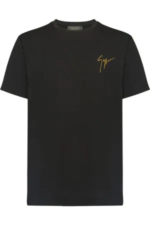 Giuseppe Zanotti Tops, Heren, Zwart, S, Katoen, Stijlvolle T-shirts voor Mannen en Vrouwen