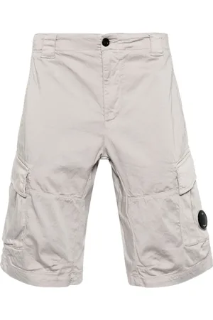 C.P. Company Korte broeken, Heren, Grijs, S, Katoen, Flex Cargo Shorts