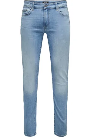 Only & Sons Jeans, Heren, Blauw, W30 L32, Denim, Slim LBD 8263 AZG DNM Noos Jeans