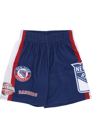 Mitchell & Ness Korte broeken, Heren, Blauw, S, Stijlvolle Mesh Shorts
