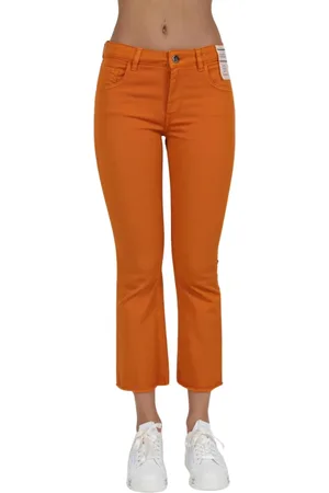 RE-HASH Broeken, Dames, Oranje, W30, Moderne Monica-Z Jeans