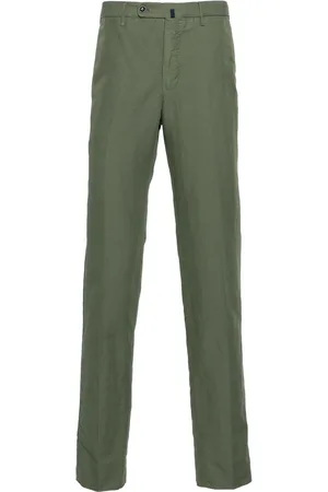 Incotex Broeken, Heren, Groen, 2Xl, Katoen, Linnen Katoenen Broek