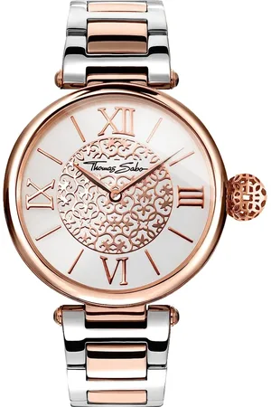 Thomas Sabo Accessoires, Dames, Veelkleurig, ONE Size, Karma Roségoud Roestvrijstalen Horloge