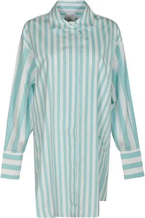 Patou Blouses & Shirts, Dames, Veelkleurig, S, Groene Zomerjurk