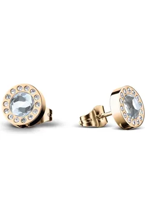 Bering Accessoires, Dames, Geel, ONE Size, Arctic Symphony Gouden Oorbellen Kristal