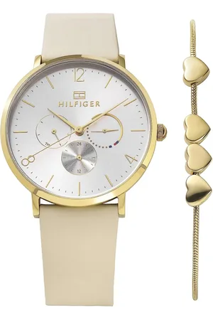 Tommy Hilfiger Accessoires, Dames, , ONE Size, Leer, Jenna Multi Horloge Set