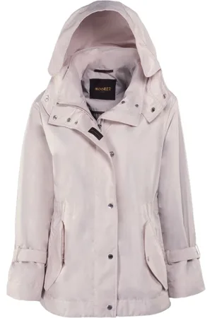 MOORER Jassen, Dames, , M, Moderne Middellange Caban Acqua Lijn