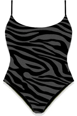 MC2 SAINT BARTH Badkleding, Dames, Veelkleurig, L, Stijlvol Badpak met Dunne Bandjes