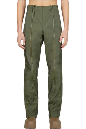 Post Archive Faction PAF Broeken, Heren, Groen, S, Polyester, Slim-Fit Technische Broek met Ritsen