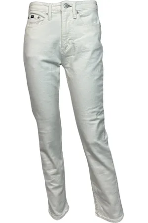 Denham Jeans, Heren, Wit, W30 L28, Katoen, Slim Fit Witte Dames Jeans Stretch