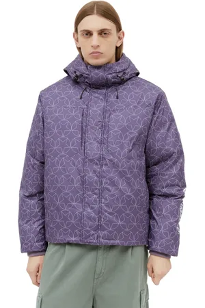 PUMA Jassen, Heren, Paars, M, Polyester, Sterrenprint Pufferjas