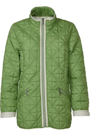 Danwear Jassen, Dames, Groen, 5Xl, Gewatteerde Ghita Jas in Appelgroen