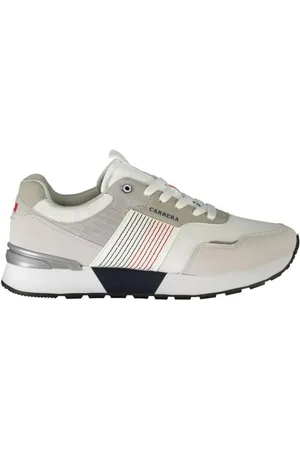 Carrera Schoenen, Heren, Veelkleurig, 43 EU, Polyester, Witte Polyester Sneaker Stijlvol Comfortabel