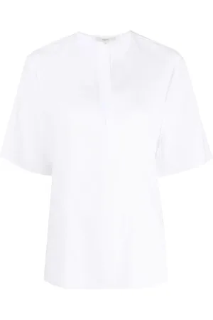 Vince Tops, Dames, Wit, S, Katoen, T-Shirts
