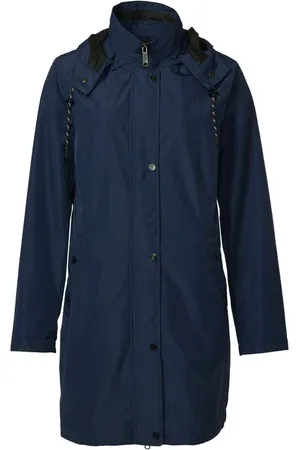 Danwear Jassen, Dames, Blauw, M, Gilda Regenjas Navy