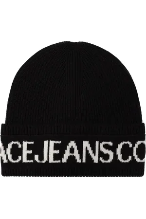 VERSACE Accessoires, Heren, Zwart, ONE Size, Stijlvolle Hoeden Collectie