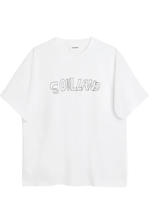 Soulland Tops, unisex, Wit, M/L, Katoen, T-Shirts
