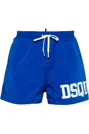 Dsquared2 Badkleding, Heren, Blauw, L, Nylon, Blauwe Boxer Zwemkleding - Midi Stijl
