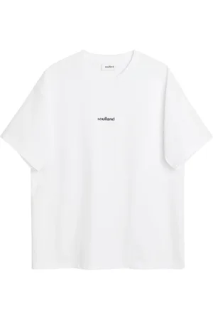 Soulland Tops, unisex, Wit, 2Xs/Xs, Katoen, T-Shirts
