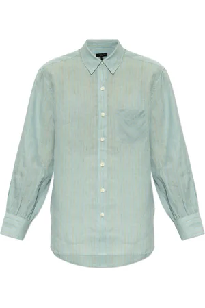RAG&BONE Blouses & Shirts, Dames, Blauw, S, Linnen, Linnen shirt Maxine