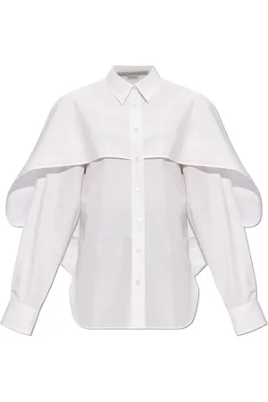 Stella McCartney Blouses & Shirts, Dames, Wit, S, Shirt met een inzet