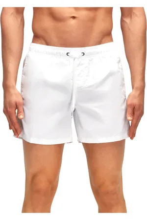 Sundek Badkleding, Heren, Wit, L, Witte Zee Shorts Mannen Synthetisch