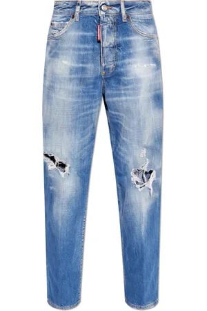 Dsquared2 Jeans, Dames, Blauw, 2Xs, Katoen, ‘Boston’ Jeans