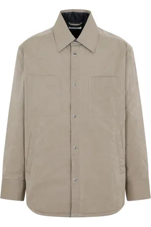 CRAIG GREEN Jassen, Heren, , M, Katoen, Groene Gewatteerde Werkshirt Aw 22