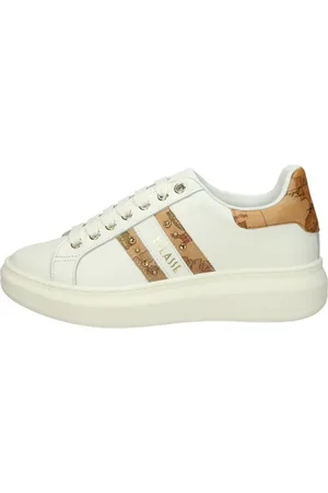 ALVIERO MARTINI 1A CLASSE Schoenen, Dames, Wit, 36 EU, Leer, Lage Sneakers