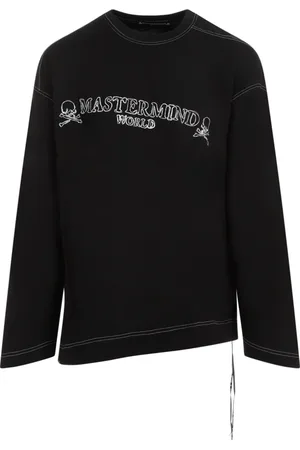 MASTERMIND Tops, Heren, Zwart, L, Katoen, Long Sleeve Tops
