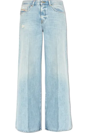 Diesel Jeans, Dames, Blauw, W27 L32, Katoen, Jeans 1978 D-Akemi L.32