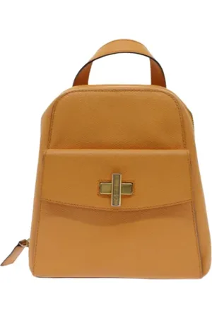 Céline Pre-owned, Dames, Geel, ONE Size, Leer, Pre-owned Leather backpacks