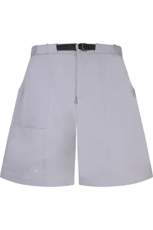 ROA Korte broeken, Heren, Grijs, M, Katoen, Grijze Katoenen Bermuda Shorts