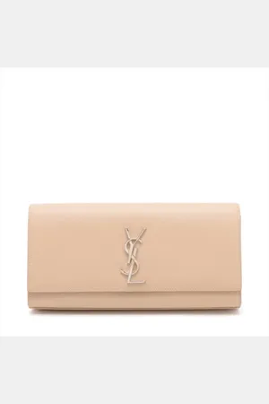 Saint Laurent Pre-owned, Dames, , ONE Size, Leer, Pre-owned Leather clutches