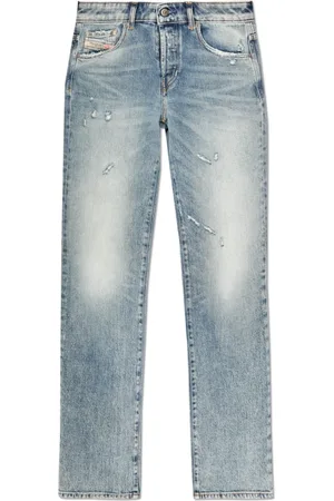 Diesel Jeans, Dames, Blauw, W27 L34, Katoen, Jeans 1989 D-Mine L.34