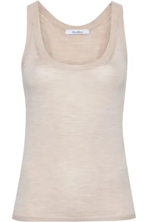 Max Mara Tops, Dames, , L, Kasjmier, Cashmere Gebreide Top