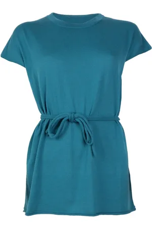 ALPHA STUDIO Tops, Dames, Groen, XS, Katoen, Kimono Mouwloze Katoenen Jurk