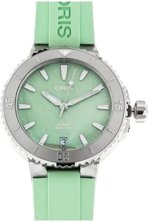 Oris Accessoires, Dames, Groen, ONE Size, 73377704157-0741867Fc - Aquis Date